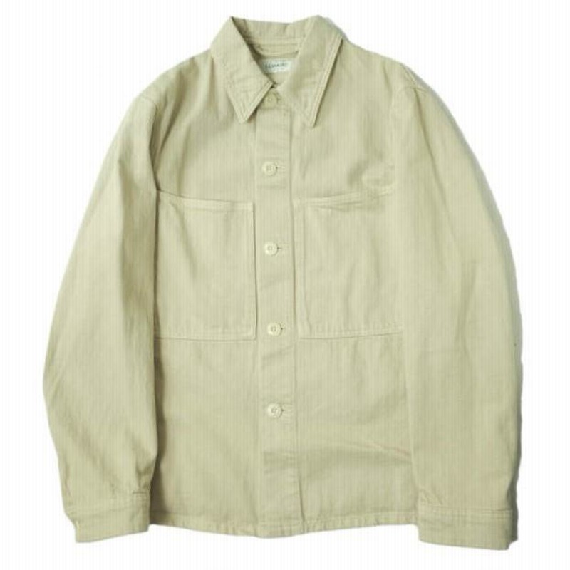 LEMAIRE 21AW DENIM OVERSHIRT 長袖シャツ メンズ約705cm身幅