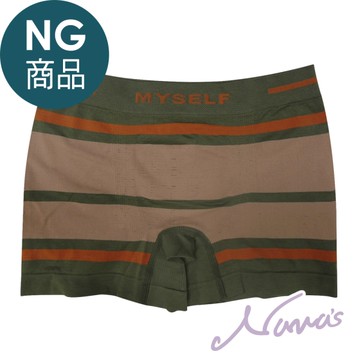 【露娜斯】《NG品》大氣時尚鈦酷炫無縫男四角褲【綠】 B717