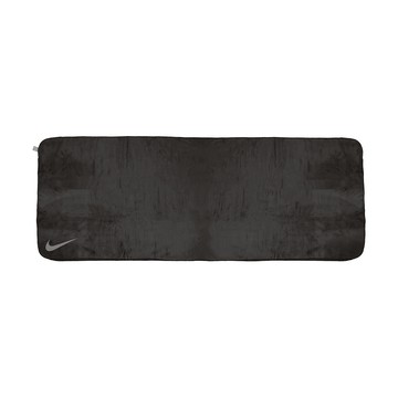[ACS] Nike 瑜珈毛巾 YOGA 黑灰 仿麂皮 柔軟 吸汗 運動 訓練 皮拉提斯 瑜珈 毛巾 方巾 N101054601-2OS