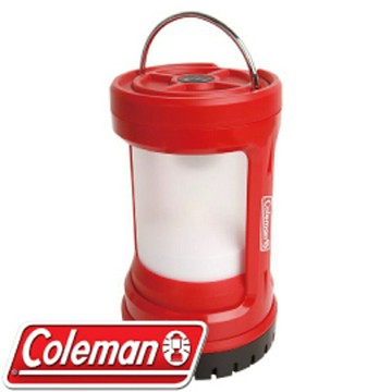 【Coleman 美國 BATTERYLOCK PUSH 營燈 紅】CM-27296/營燈/露營燈