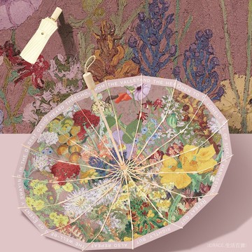 ✨可開發票#16骨高顔值晴雨傘加大號結實抗風彩膠防曬紫外綫遮陽傘晴雨兩用女