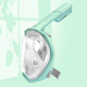 桃園出貨 浮潛麵罩 潛水麵鏡 潛水麵罩 潛水裝備 大視野全幹式潛水麵罩成人防水防霧潛水鏡遊泳麵罩 EFUV