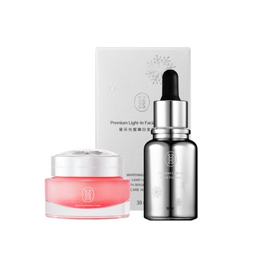 【星采保養品】深層滋潤全能喚白組〈喚白全能肌萃30ml*1+精質霜50ml*1〉