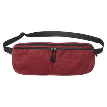 PUSH 普旭 兩用貼身隱形防搶包 紅色  38 x 15cm 摺疊19 x 15cm  1個