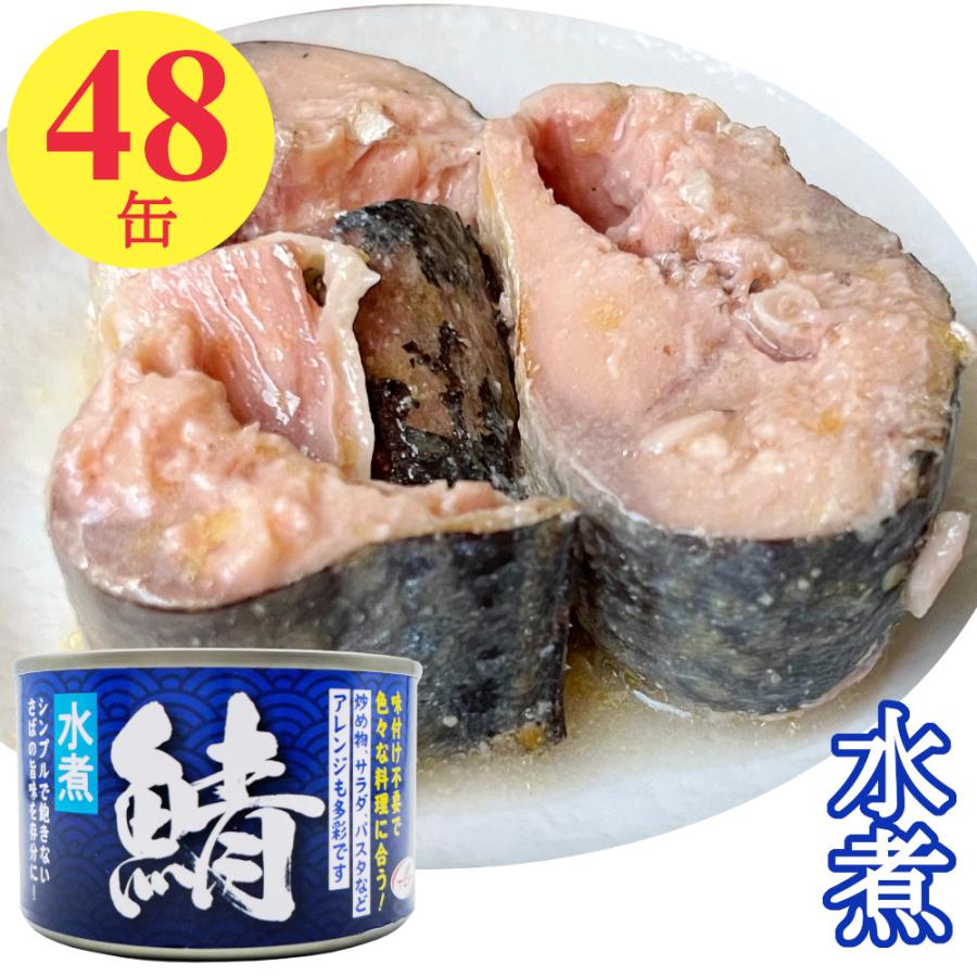 鯖缶 水煮 150gx48缶 サバ 缶詰 さば缶 さばかん 業務用 おつまみセット まとめ買い 送料無料