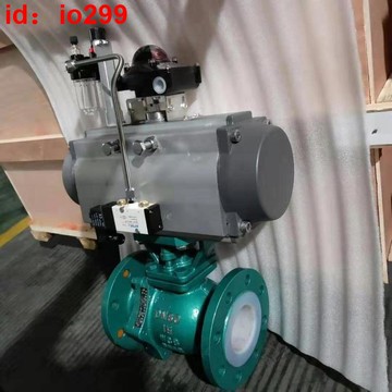 Q941F46-10P 電動不鏽鋼法蘭襯氟球閥 Q941F4