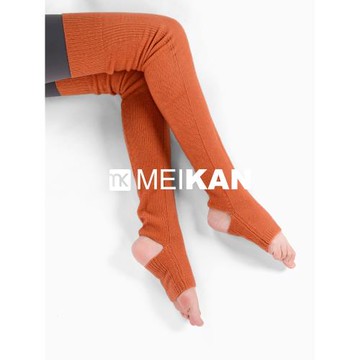MEIKAN瑜伽腿套護腿襪套保暖長襪子小腿堆堆襪過膝襪長筒襪瑜伽襪