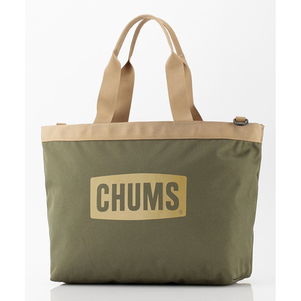 CHUMS Recycle CHUMS Logo Tote Bag 男女 托特包 卡其綠