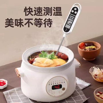 【熱門推薦】高精度食品溫度計水溫油溫奶溫測量計廚房烘焙電子探針式測溫計