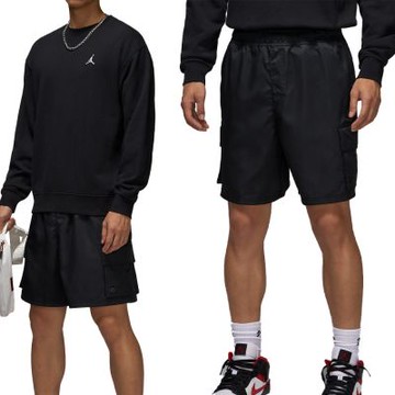 Nike As M J Brk Cargo Short 短褲 男款 黑色 工裝 抽繩 運動 休閒 HV9684-010