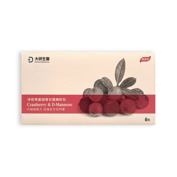 大研淨密樂甘露糖蔓越莓益生菌(6包/盒)