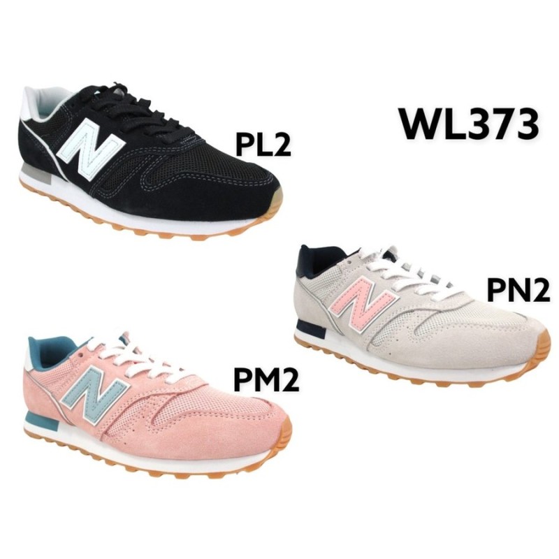 ニューバランス スニーカー レディース WL373 ワイズB newbalance LIFE STYLE PL2:ブラック PN2:オフホワイト  PM2:ピンク 通販 LINEポイント最大0.5%GET | LINEショッピング