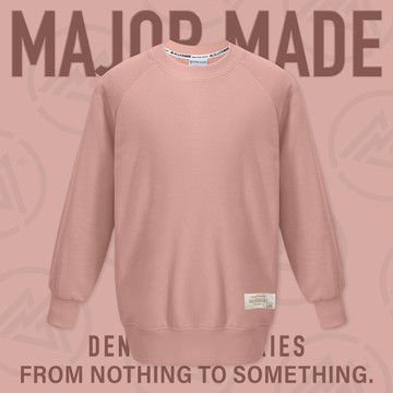 基本款織標多色大學T