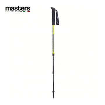 【露營趣】義大利 MASTERS MA01S0314 Summitlight SP輕量黑鋁合金登山杖