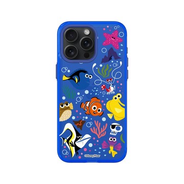 iPhone 15 Pro Max Clear 激光藍 - 迪士尼-皮克斯 PIXAR - 海底總動員 - 角色集合