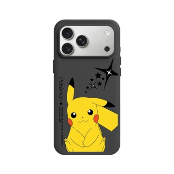 iPhone 17 Pro Max SolidX 黑 - 寶可夢 Pokemon - 微笑皮卡丘