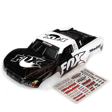 Traxxas Slash 4x4 FOX 狐貍車殼 成品車殼 黑白相間 #6849