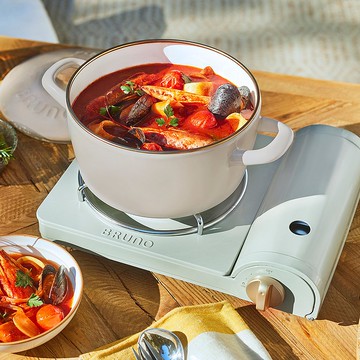 日本BRUNO 琺瑯雙耳湯鍋-20cm (共二色)