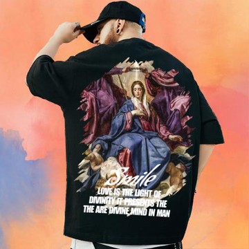 歐美復古丅恤男短袖t恤ins潮牌加肥加大碼胖子中學生寬松男裝半袖