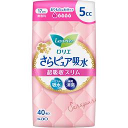 Kao Laurier Sara Pure Super Absorbent Slim 5cc 40 sheets