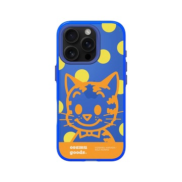 iPhone 16 Pro Clear 激光藍 - OSAMU GOODS - 大圓點系列- Cat
