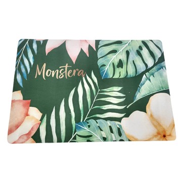 軟式珪藻土踏墊 Set  40 x 60cm  龜背葉  2個