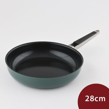 Zwilling Pure 不銹鋼不沾深鍋 28cm 綠 不沾鍋 不鏽鋼鍋 平底鍋 炒鍋 (電磁爐 IH爐可用)
