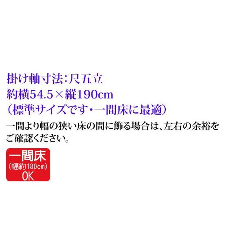 端午の節句掛軸 (掛け軸) 鐘馗 長屋修生 （尺五立）約横54.5×縦190cm