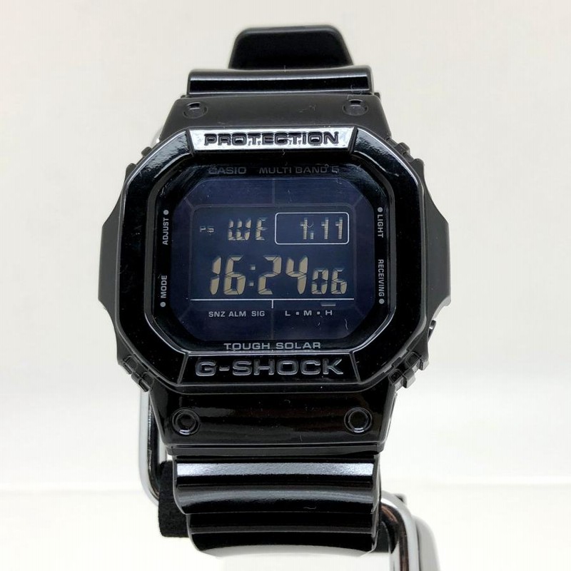 G-SHOCK GW-M5610BB 電波ソーラー G-SHOCK GW-M5610BB 電波ソーラー グロッシーブラックシリーズ 【公式