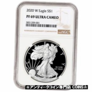 アンティークコイン American Silver Eagle Proof NGC PF69 UCAM 2020-W