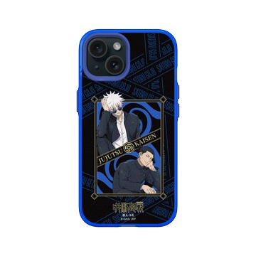 iPhone 15 Clear 激光藍 - Jujutsu Kaisen 咒術迴戰 S2 - 懷玉・玉折角色系列-最強搭檔