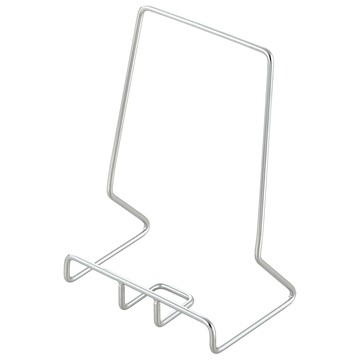 YOSHIKAWA 吉川 Hi! 系列 不鏽鋼砧板架/鍋蓋架/書架 多功能收納 廚房置物好幫手  1個  不鏽鋼色