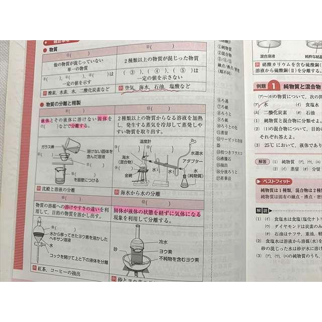 TT33-208 実教出版 ベストフィット 化学基礎 センター試験まで段階的な学習 ドリル＋解答編 計2冊 20S0B