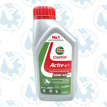《油工坊》Castrol Activ  20W40 4T 800ml  SN MA2  機車