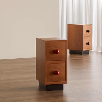 免運 附發票 超低價 工廠直銷 中古風窄款床頭櫃實木臥室收納櫃床邊迷你置物櫃邊櫃床邊櫃儲物櫃 快速發貨