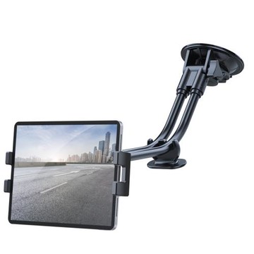 轎車貨車貨柜車載擋風玻璃長桿平板電腦手機通用加長桿支架