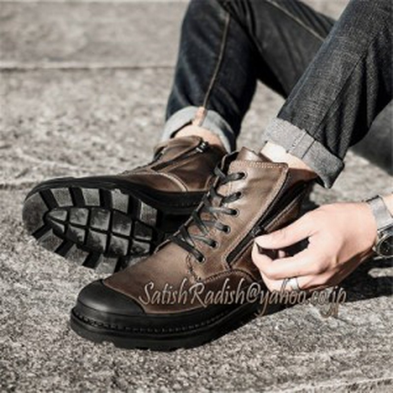 ワークブーツ メンズ レーシングブーツ バイクシューズ ツーリング 防寒 防水 ライディング サイドジップ 大きいサイズ 紳士靴 春秋冬 通販 Lineポイント最大1 0 Get Lineショッピング