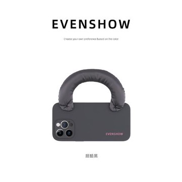 EVENSHOW新款腕帶硅膠斜挎手提手機殼包適用于iPhone16promax15plus14蘋果13手腕掛繩包包殼超火小眾高級感女