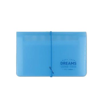 珠友Chuyu迷你風琴夾12層/藍/PO-06050-02/105x180x25mm