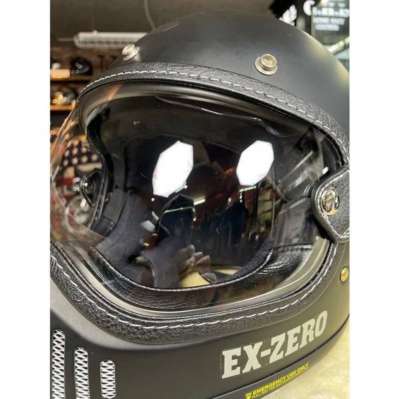 専用　SHOEI EX-ZERO　専用設計ゴーグル付き　ブラック　ステッカー HORIZONHELMETS】SHOEI EX-ZERO 専用設計 GOGGLE シルバーミラー
