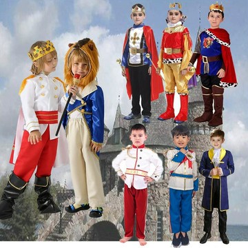 萬聖節兒童演出服裝cos童話王子歐美跨境幽靈骷髏忍者警察服飾[萌寶童裝]可開發票