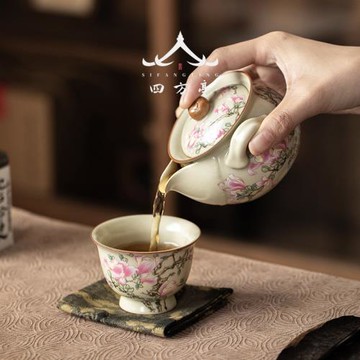 茶壺套裝女士精致茶具一人蓋碗手抓壺防燙中式泡茶壺家用新款單壺