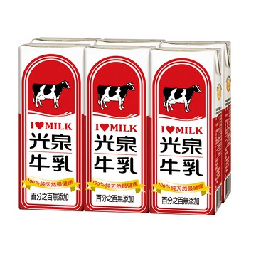 [家速配]光泉全脂保久牛乳-200ml