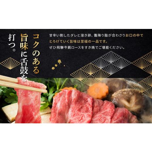 ふるさと納税 岐阜県 高山市 飛騨牛 肩ロース すき焼き用 500ｇ|国産牛 黒毛和牛 和牛 肉 ブランド 飛騨高山 飛騨農協 CP003