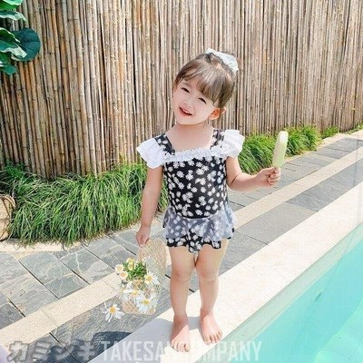 夏子供水着女の人ひな菊女の子水着日韓ファッションかわいい赤ちゃん全身水着ベビー水着海辺ビーチ温泉子供用 通販 Lineポイント最大get Lineショッピング