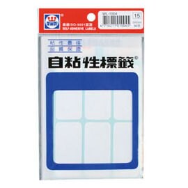 華麗牌自黏貼紙-無框WL-1004