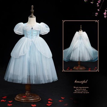 DO.CAT愛莎公主裙原版女童艾莎生日連衣裙迪士尼洋氣兒童裙子夏裝