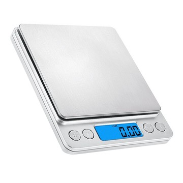 Conko康扣 迷你高精密度料理電子秤 計數器 不鏽鋼材質 附兩種托盤  3kg  高級髮絲紋  ZT99XSR1P2C0V