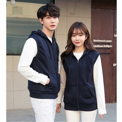 男女兼用 前開き フード付き ベスト メンズ レディース ジレベスト 春夏 大きいサイズ カップル パーカー ベスト スボーツ ノースリープ カットソー フード 通販 Lineポイント最大get Lineショッピング