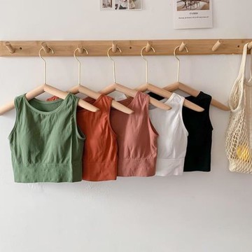 溫泉背心式分體保守比基尼泳衣